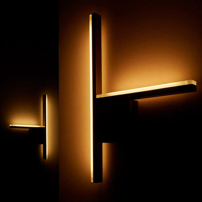 Geometric acrylic wall lamp by Korewolamp, Almost Essence Wall Sconce with modern design and sleek geometric shape.