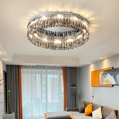 Round Giano Crystal Ceiling Ceiling light - Nuvé
