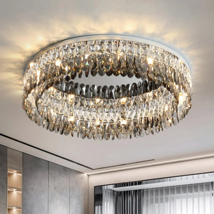 Round Giano Crystal Ceiling Ceiling light - Nuvé