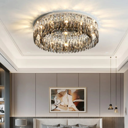 Round Giano Crystal Ceiling Ceiling light - Nuvé