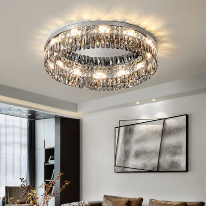 Round Giano Crystal Ceiling Ceiling light - Nuvé