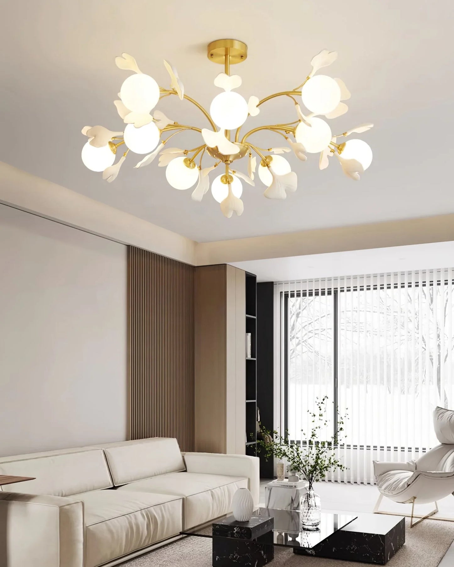 Gingko Chandelier - Nuvé