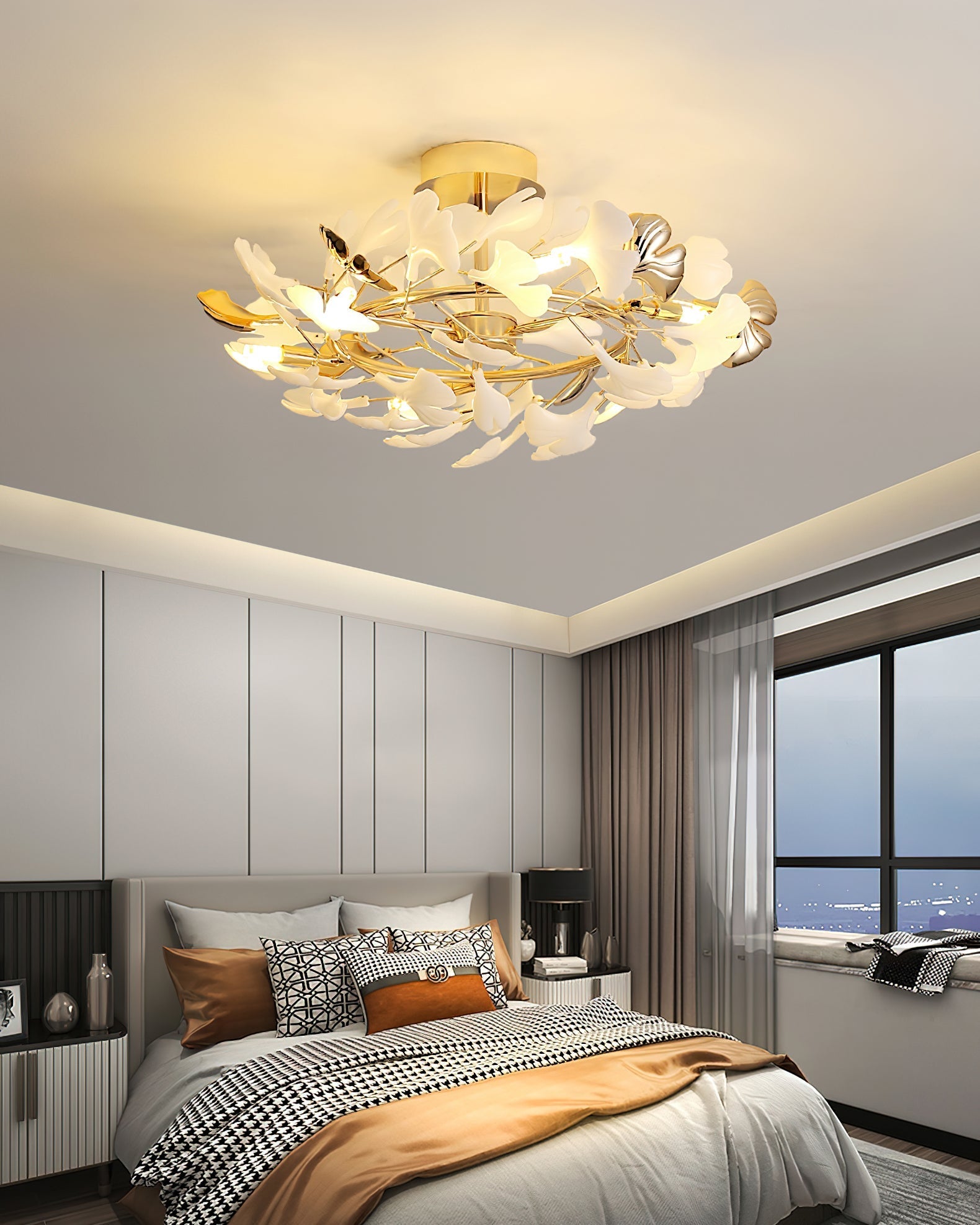 Gingko Rotating Ceiling Lamp - Nuvé