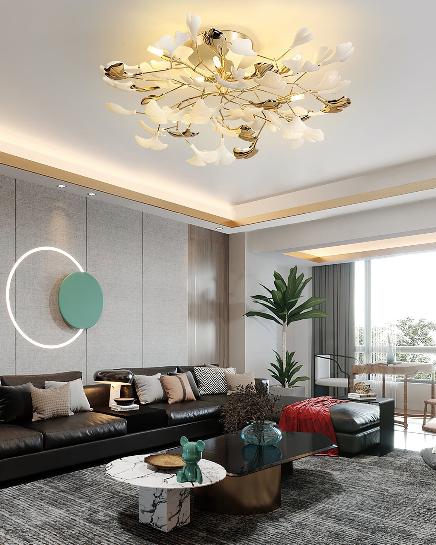 Gingko Rotating Ceiling Lamp - Nuvé