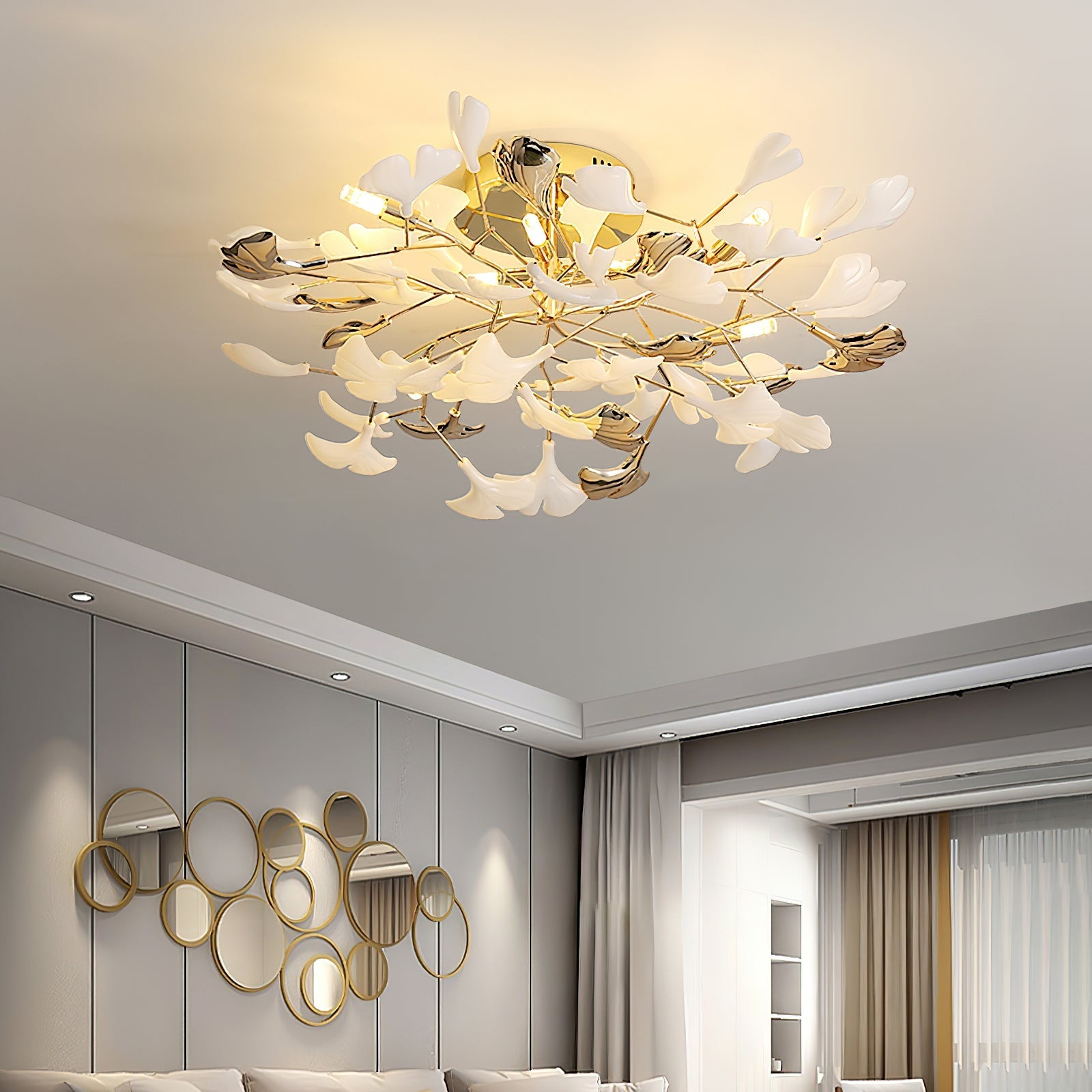 Gingko Rotating Ceiling Lamp - Nuvé