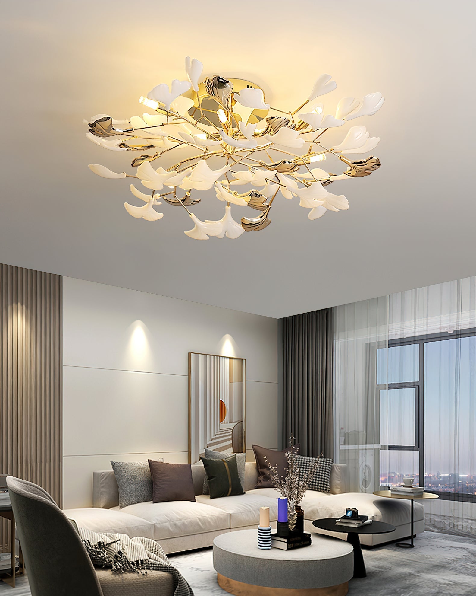Gingko Rotating Ceiling Lamp - Nuvé