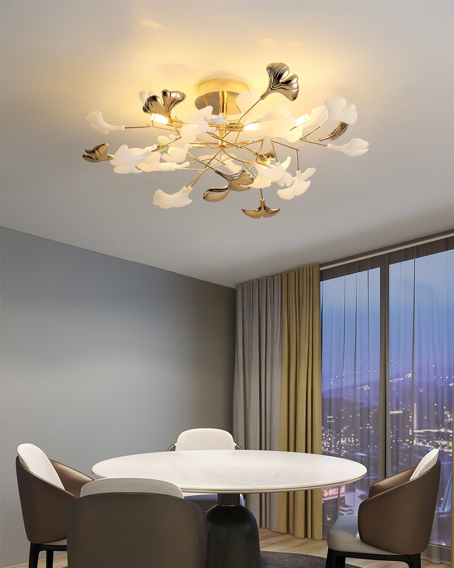 Gingko Rotating Ceiling Lamp - Nuvé