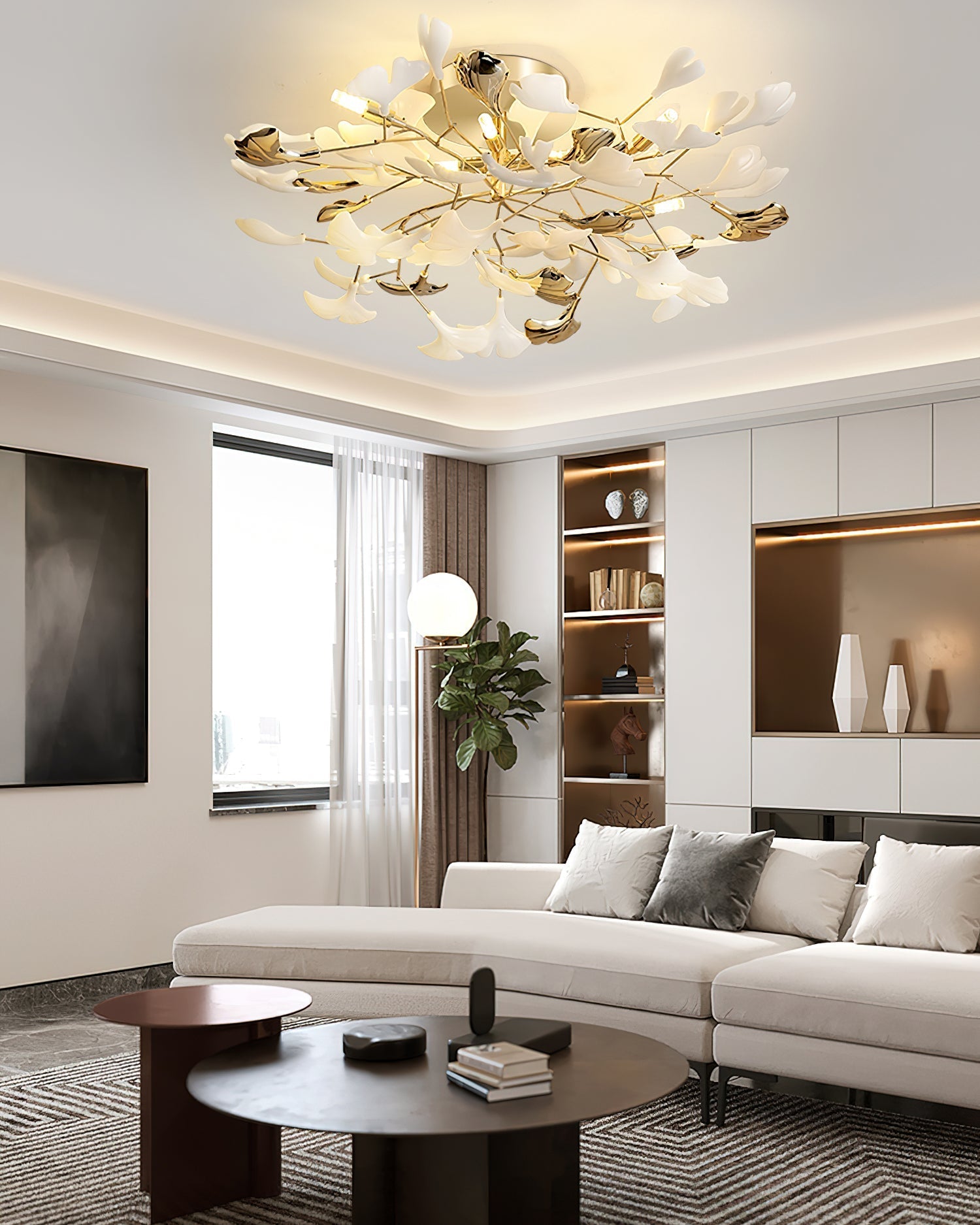 Gingko Rotating Ceiling Lamp - Nuvé