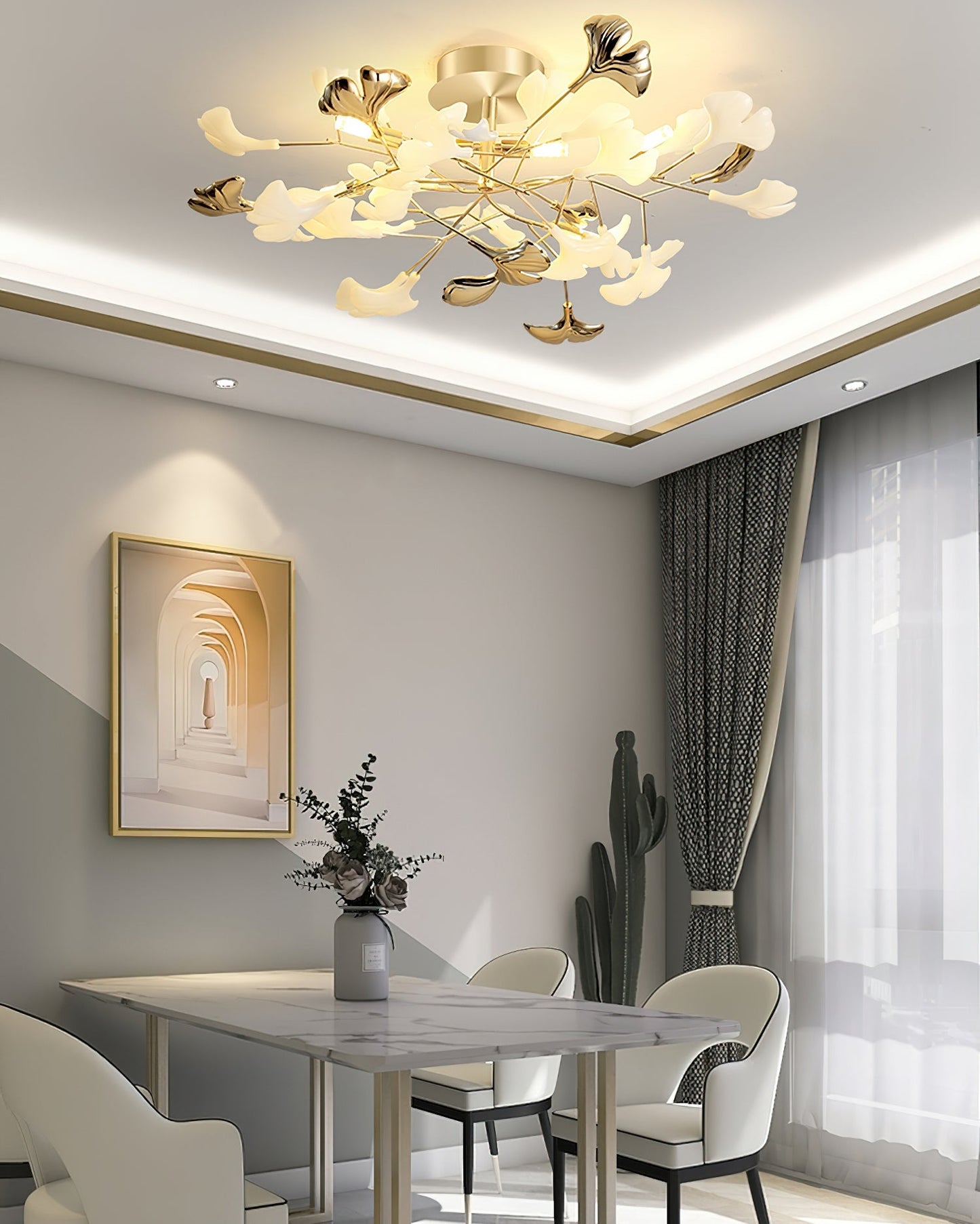 Gingko Rotating Ceiling Lamp - Nuvé