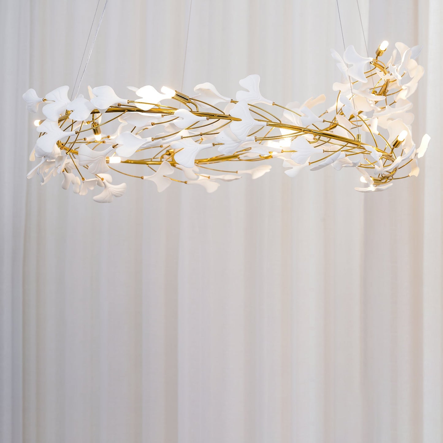 Gingko Ceramic Chandelier U