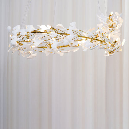 Gingko Ceramic Chandelier U