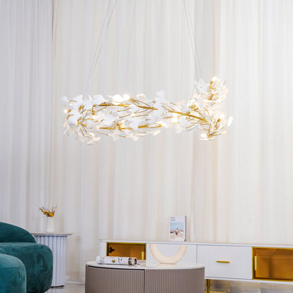 Gingko Ceramic Chandelier U