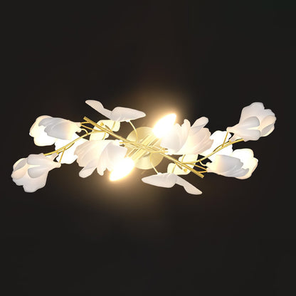 Korewolamp Gingko Flowers Wall Lamp featuring a delicate ginkgo leaf design and warm lighting for decorative wall illumination.