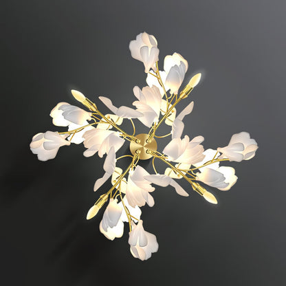 Korewolamp Gingko Flowers Wall Lamp featuring a stylish design with ginkgo leaf motifs in a warm, ambient lighting style.