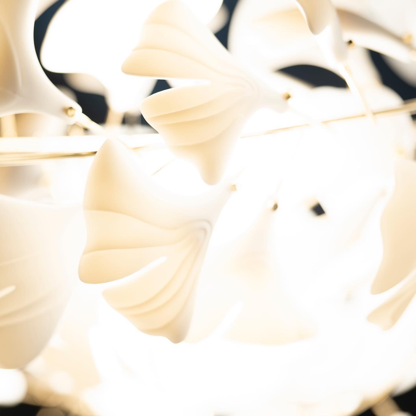 Gingko Ceramic Chandelier A - Nuvé