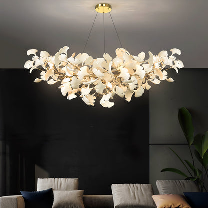 Gingko Ceramic Chandelier B - Nuvé