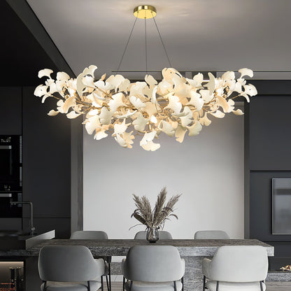 Gingko Ceramic Chandelier B - Nuvé