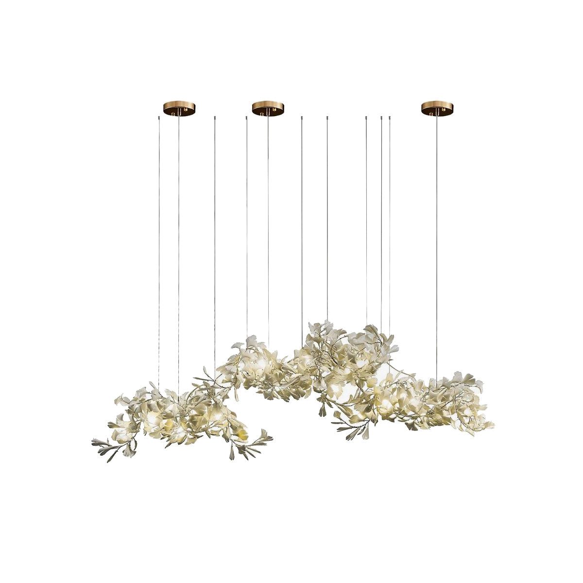 Gingko Ceramic Chandelier C - Nuvé