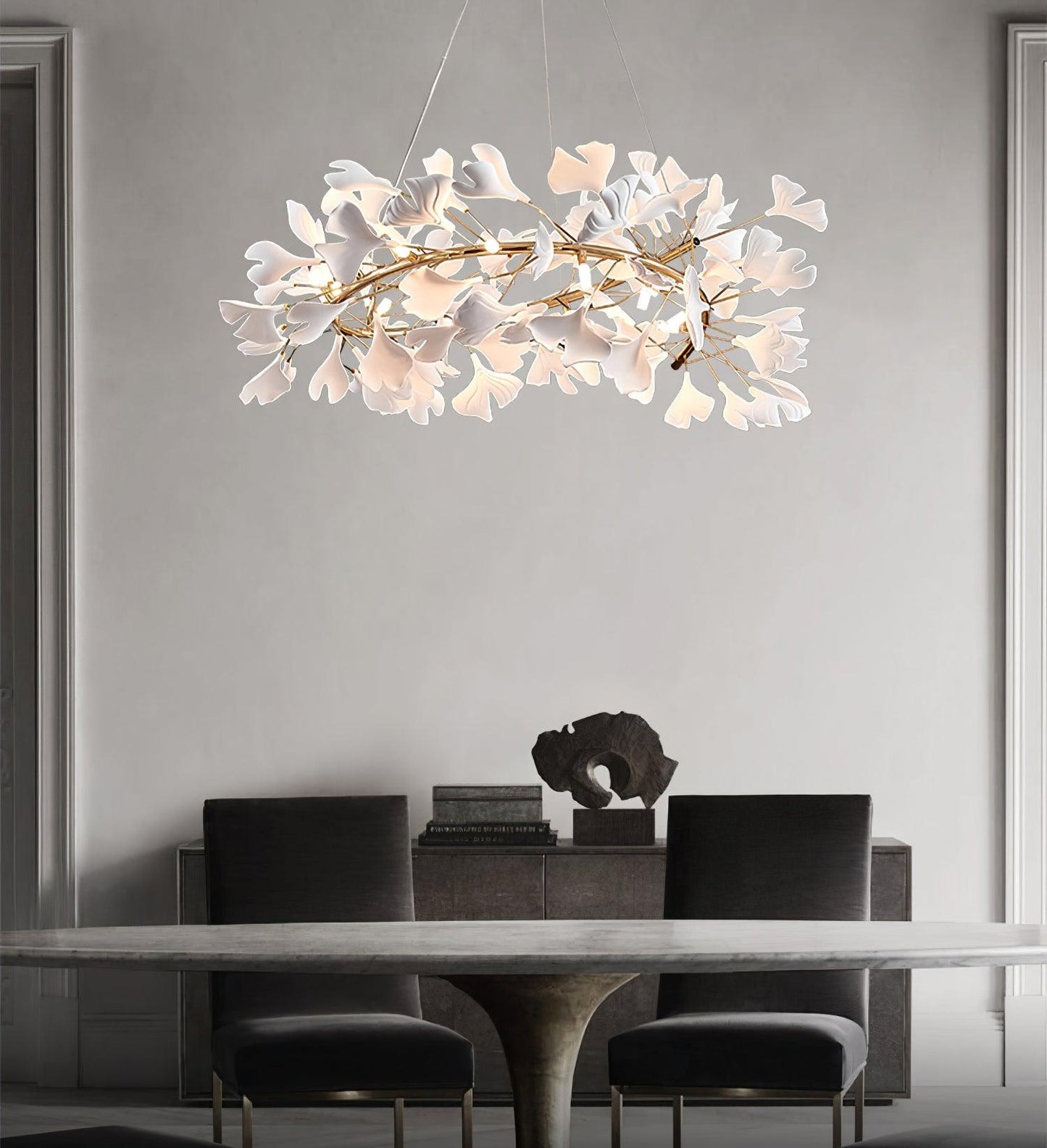 Gingko Ceramic Chandelier U - Nuvé