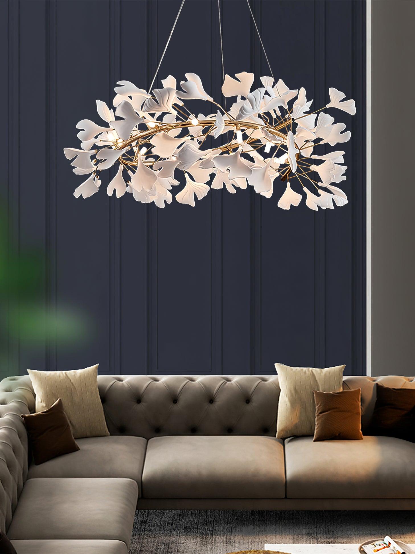 Gingko Ceramic Chandelier U - Nuvé