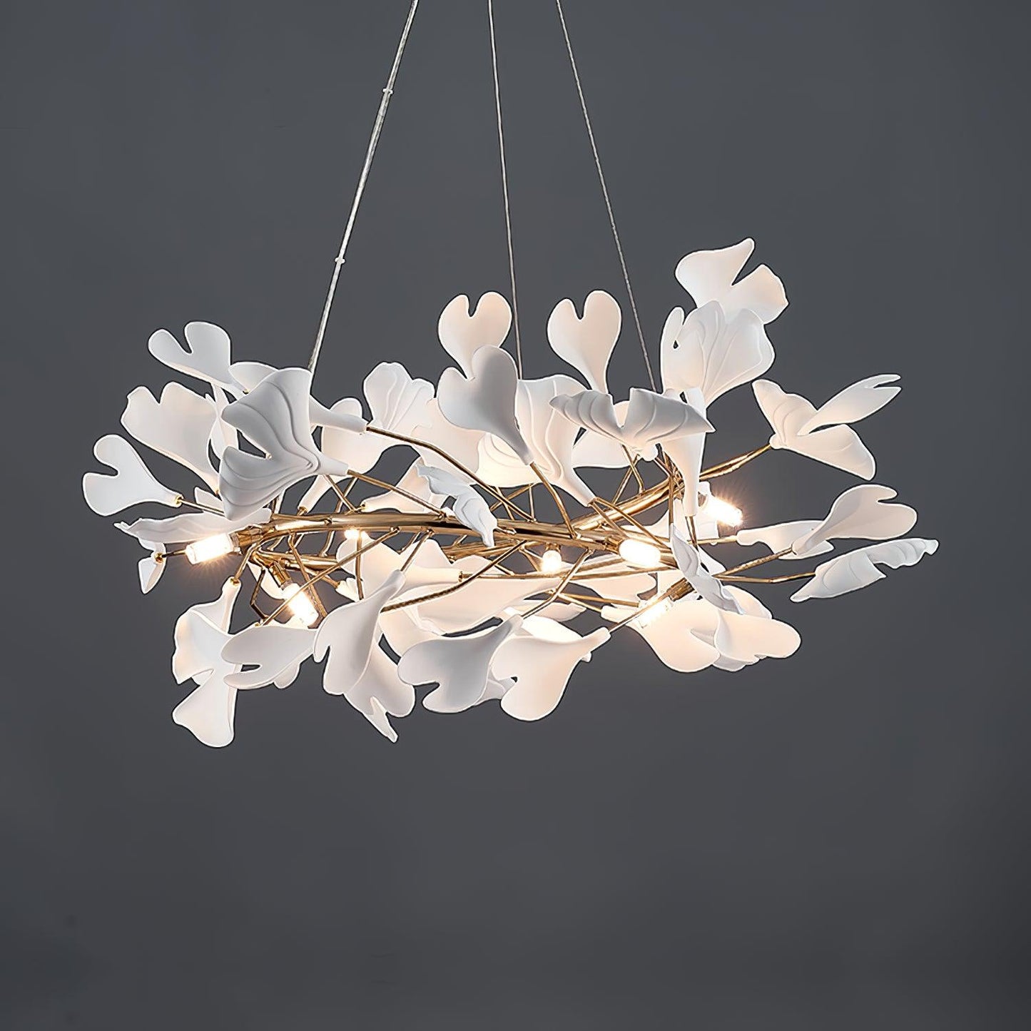 Gingko Ceramic Chandelier U - Nuvé