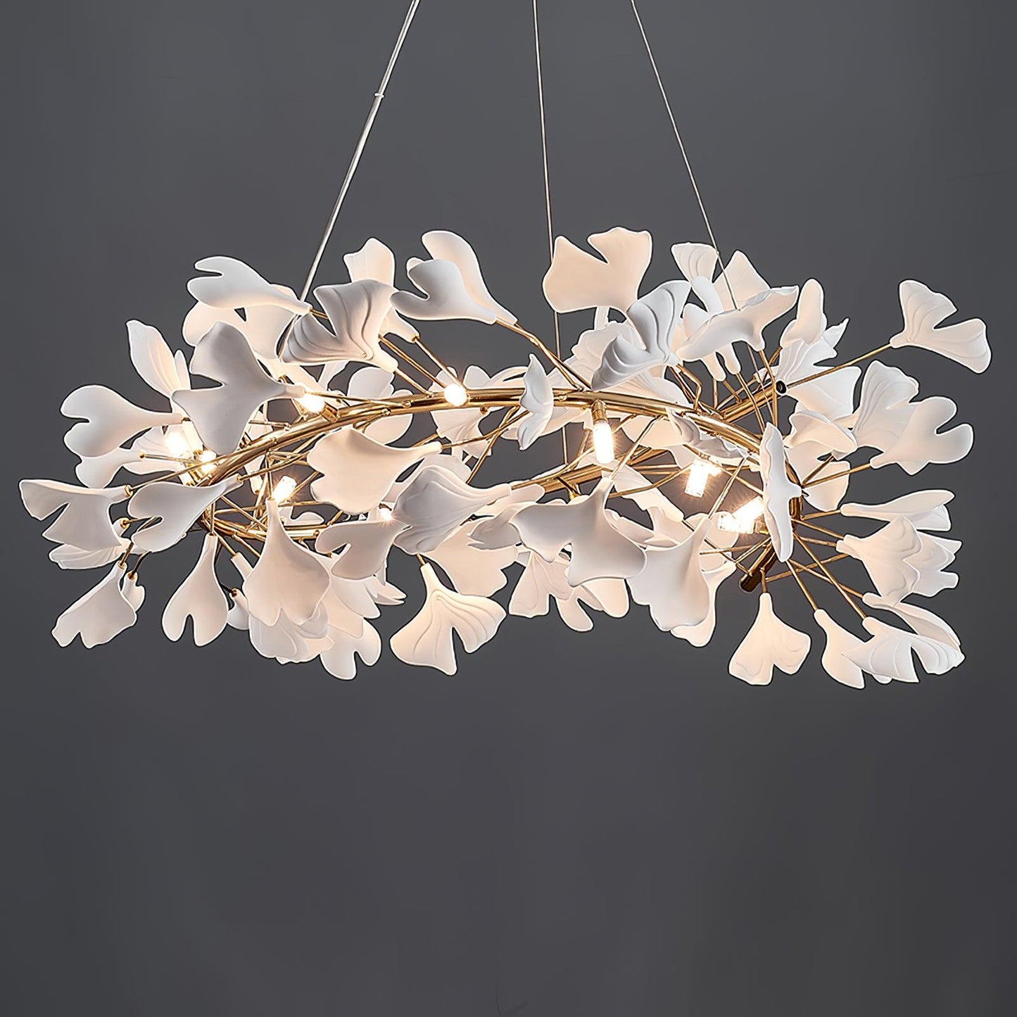 Gingko Ceramic Chandelier U - Nuvé
