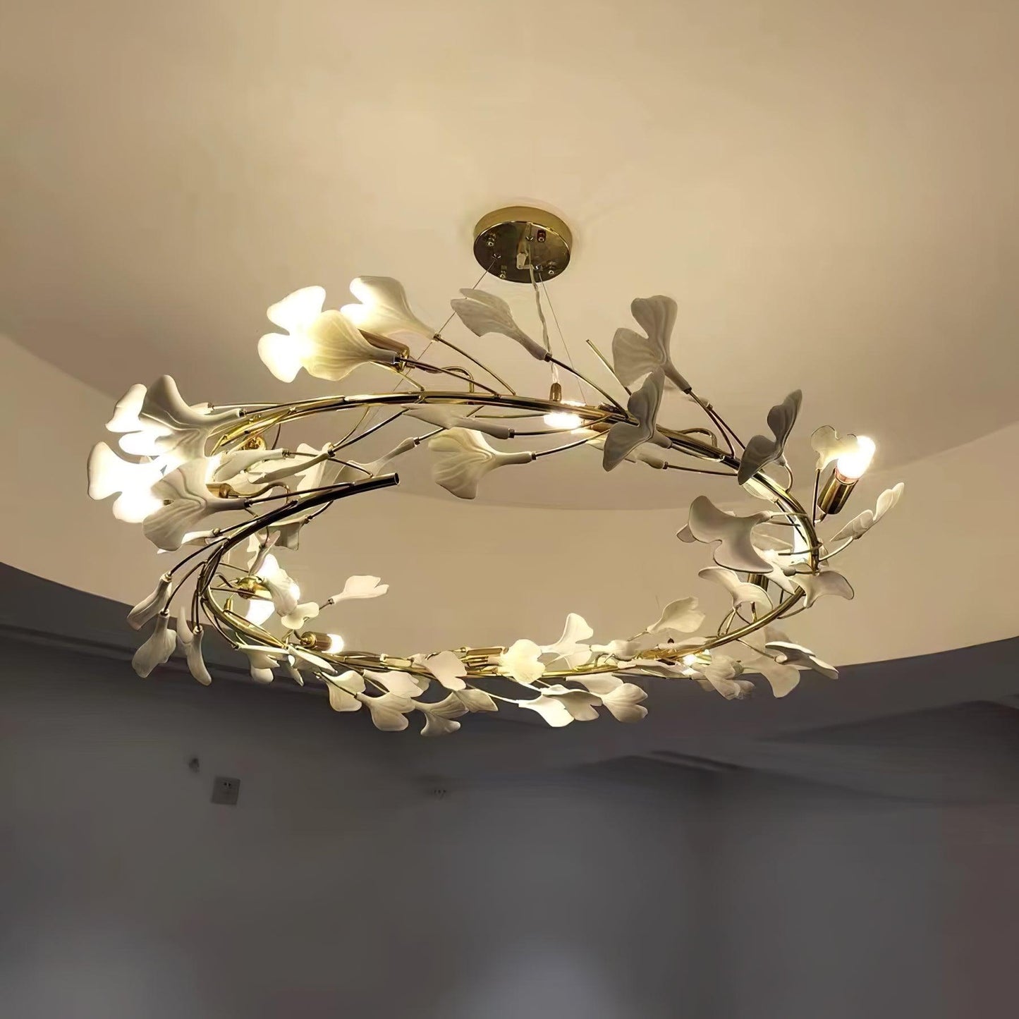 Gingko Ceramic Chandelier U - Nuvé