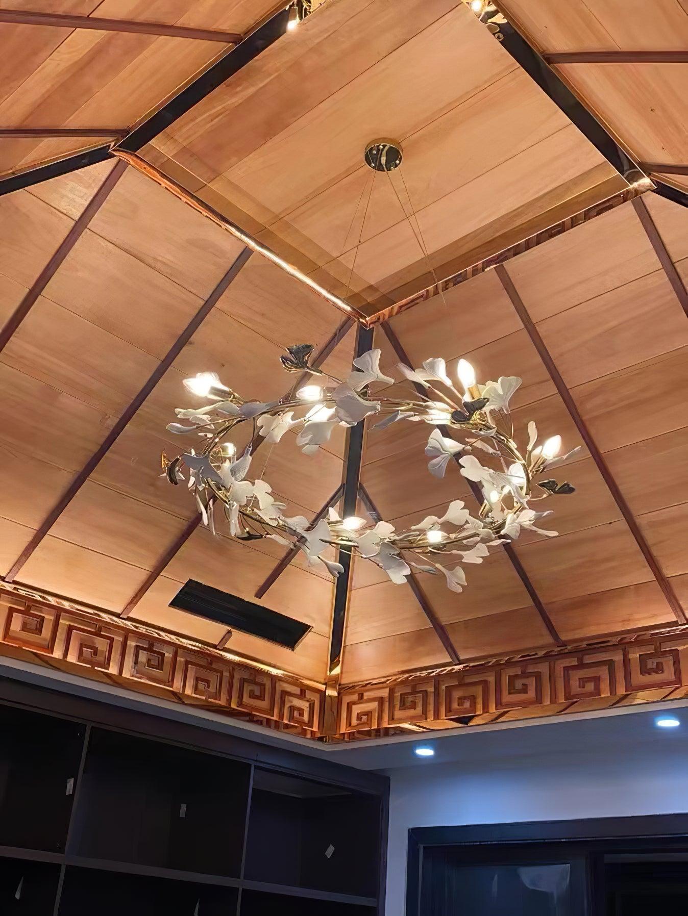 Gingko Ceramic Chandelier U - Nuvé