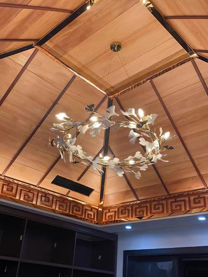 Gingko Ceramic Chandelier U - Nuvé