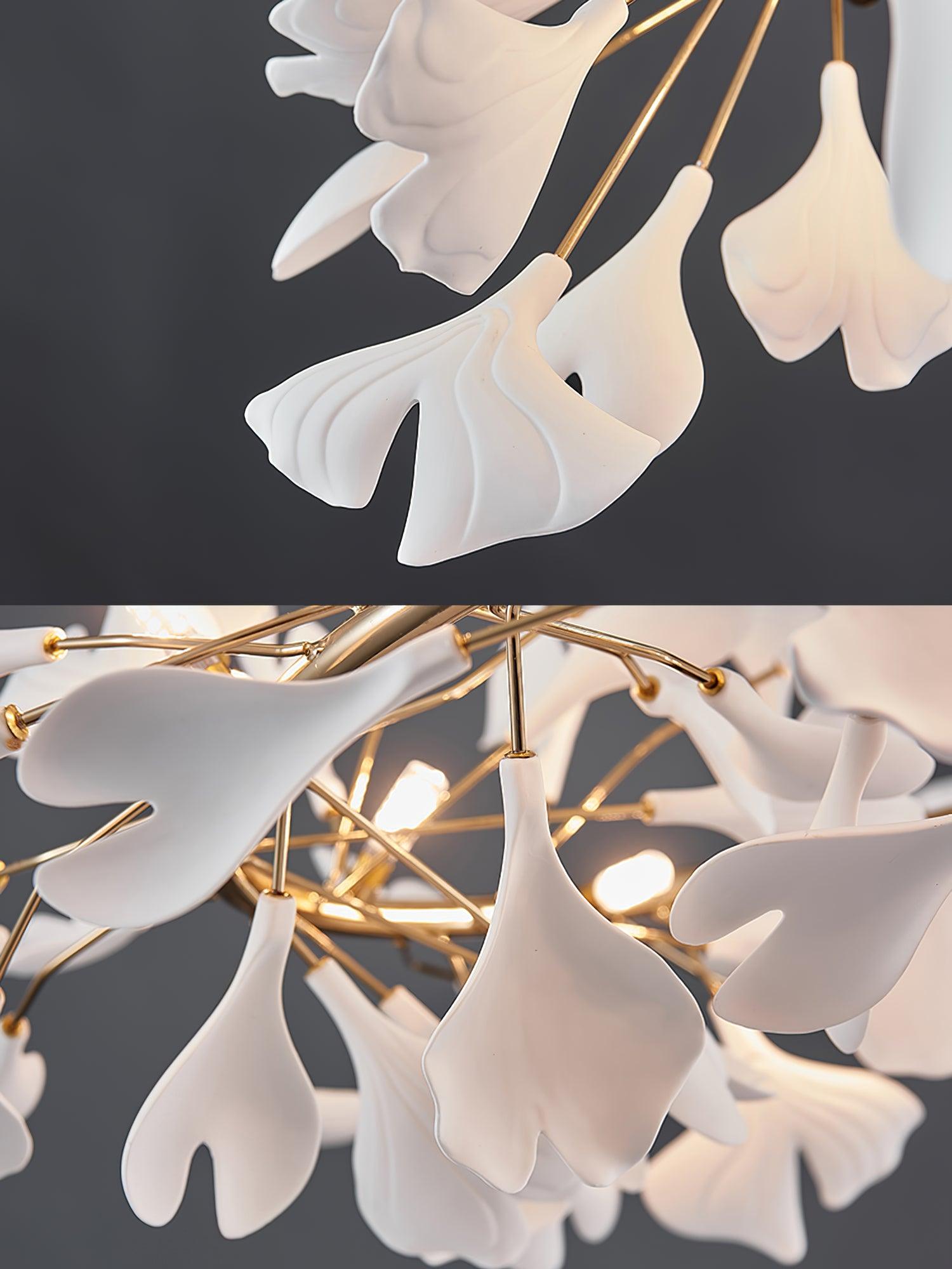Gingko Ceramic Chandelier U - Nuvé