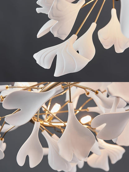 Gingko Ceramic Chandelier U - Nuvé