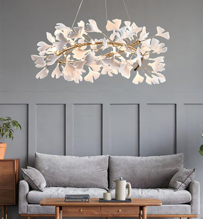 Gingko Ceramic Chandelier U - Nuvé