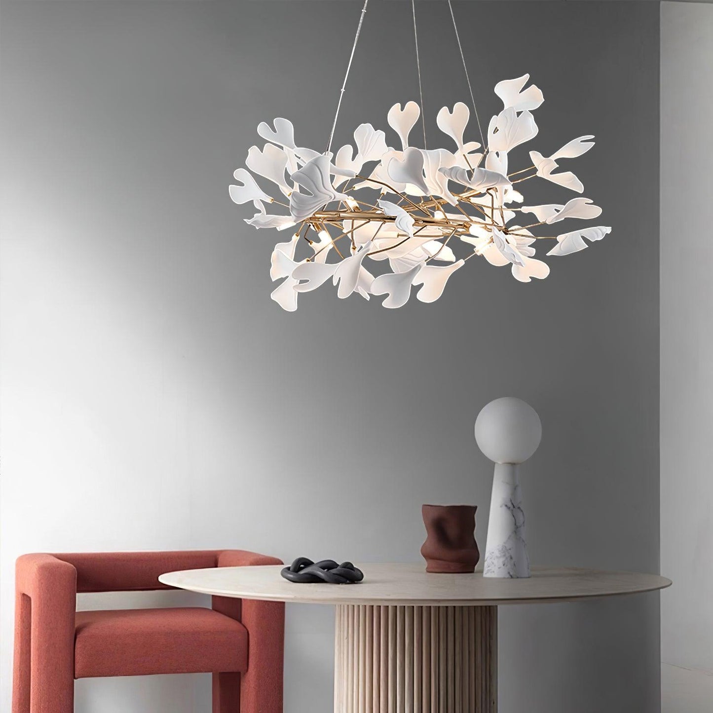 Gingko Ceramic Chandelier U - Nuvé