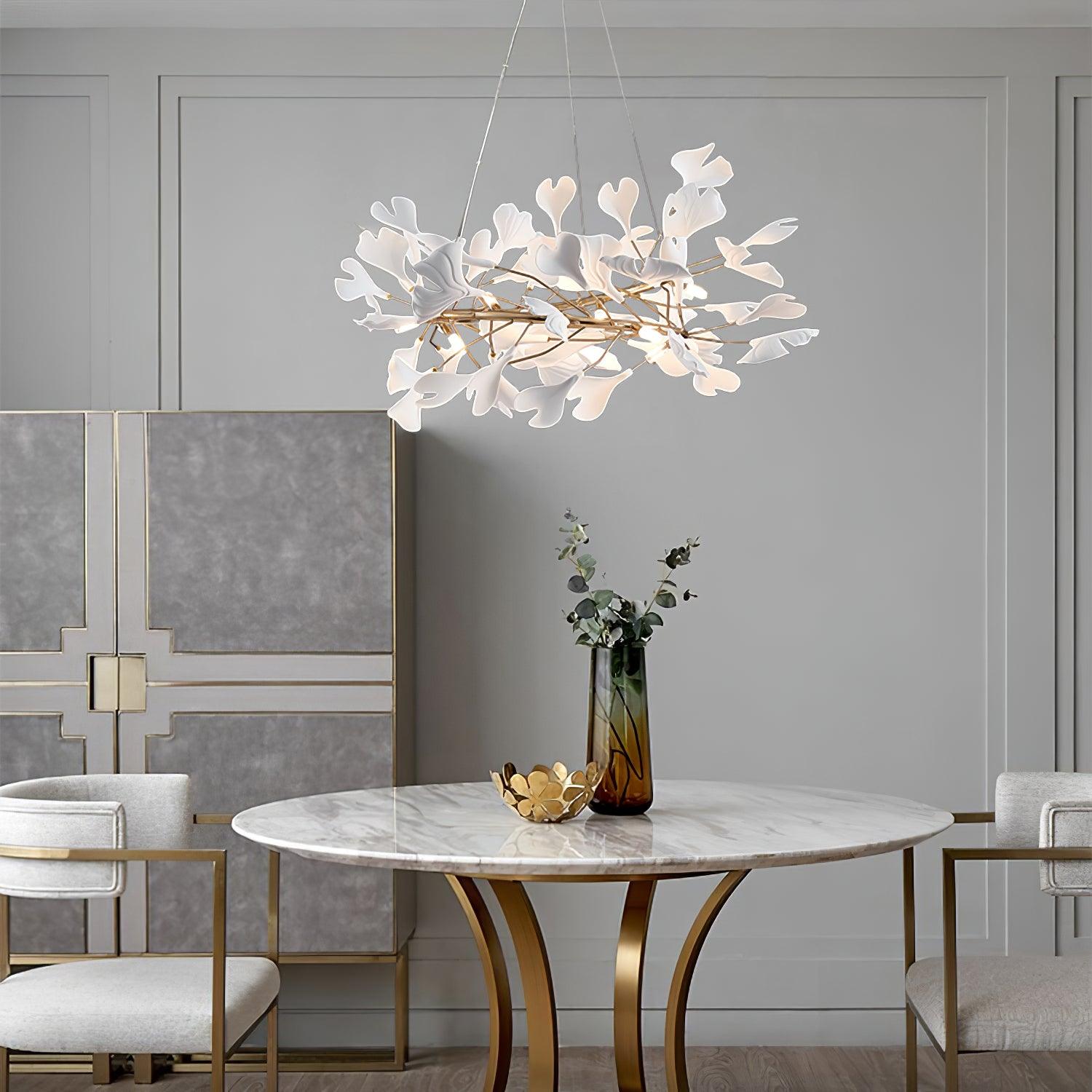 Gingko Ceramic Chandelier U - Nuvé