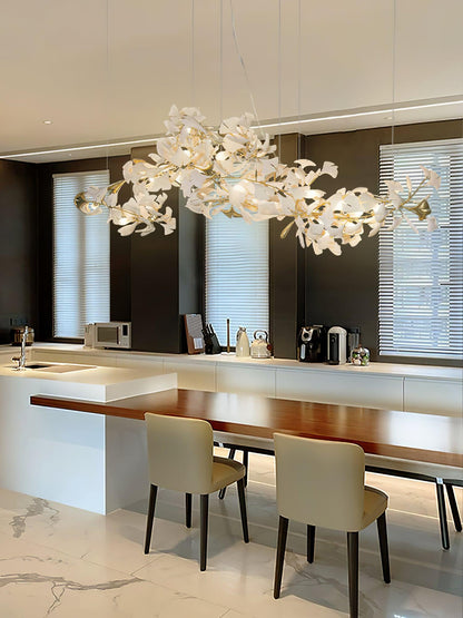 Gingko Ceramic Chandelier N