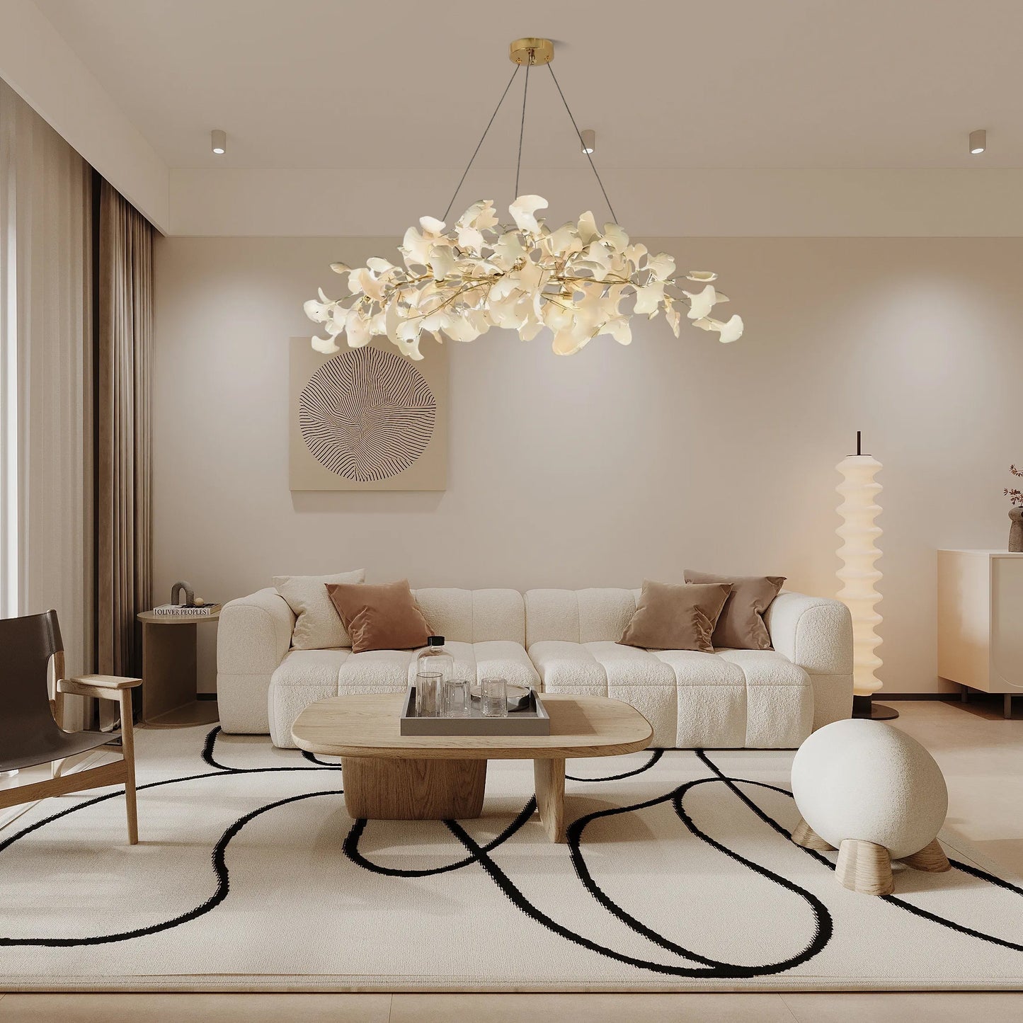 Gingko Ceramic Chandelier N - Nuvé