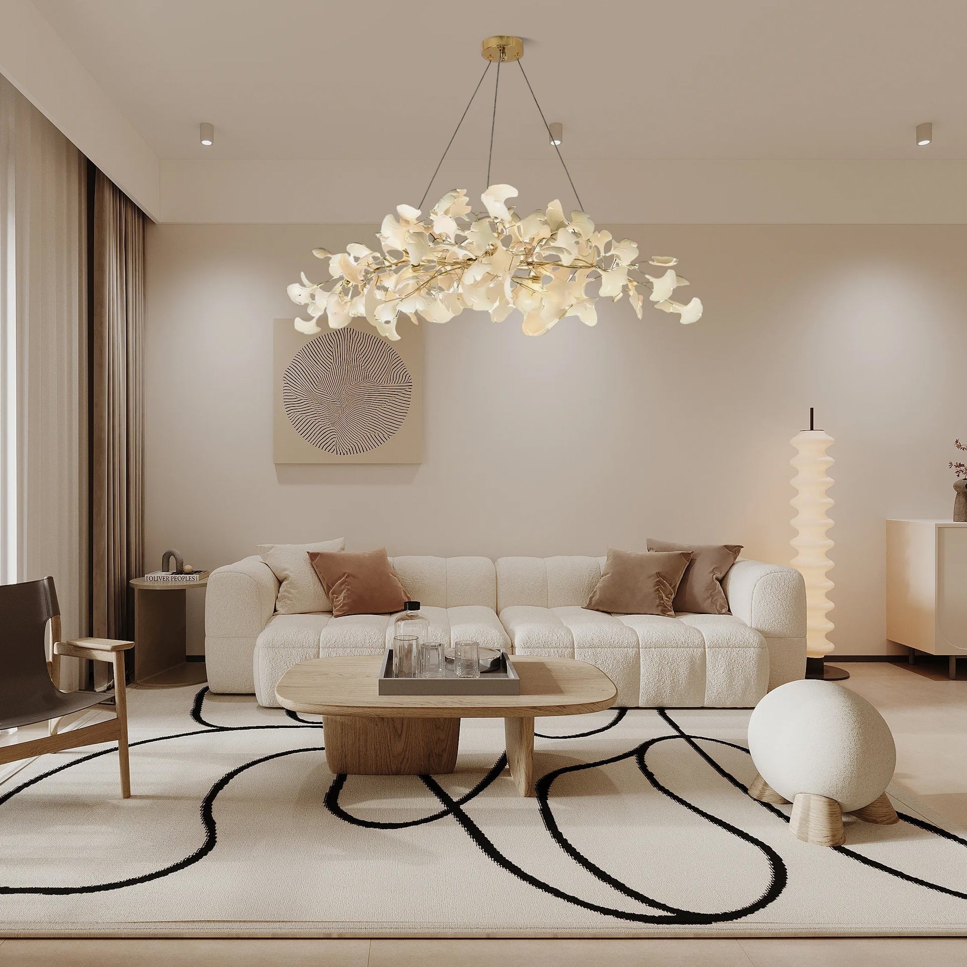 Gingko Ceramic Chandelier N - Nuvé