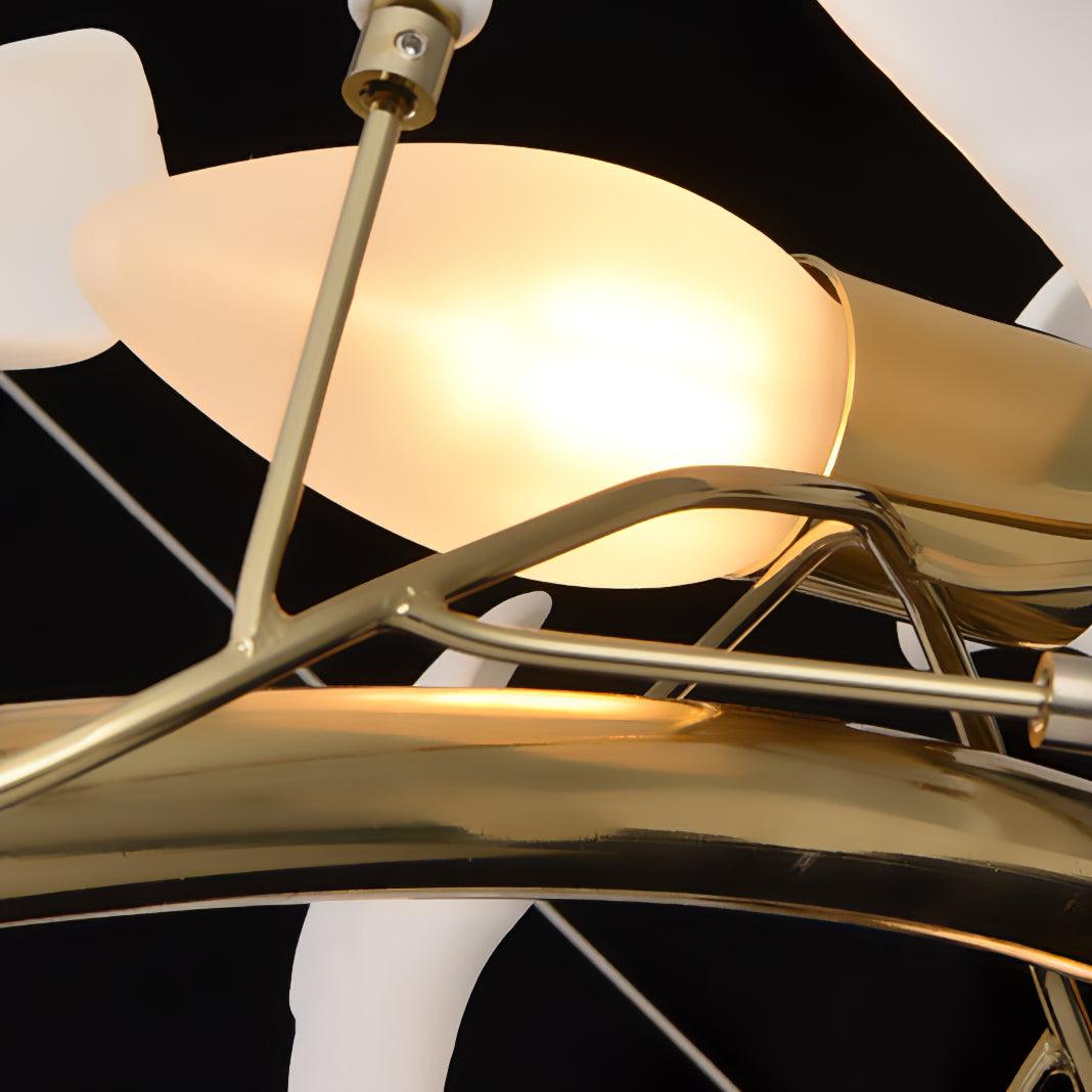 Gingko Ceramic Chandelier Q - Nuvé