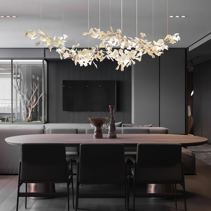 Double Layer Combination Gingko Chandelier - Nuvé