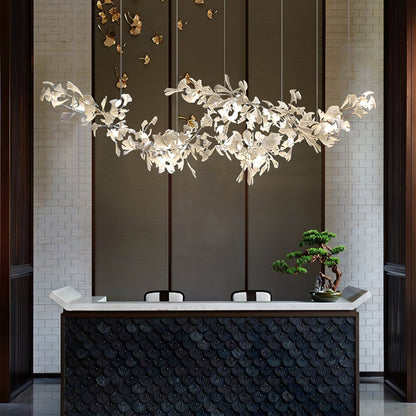 Double Layer Combination Gingko Chandelier - Nuvé