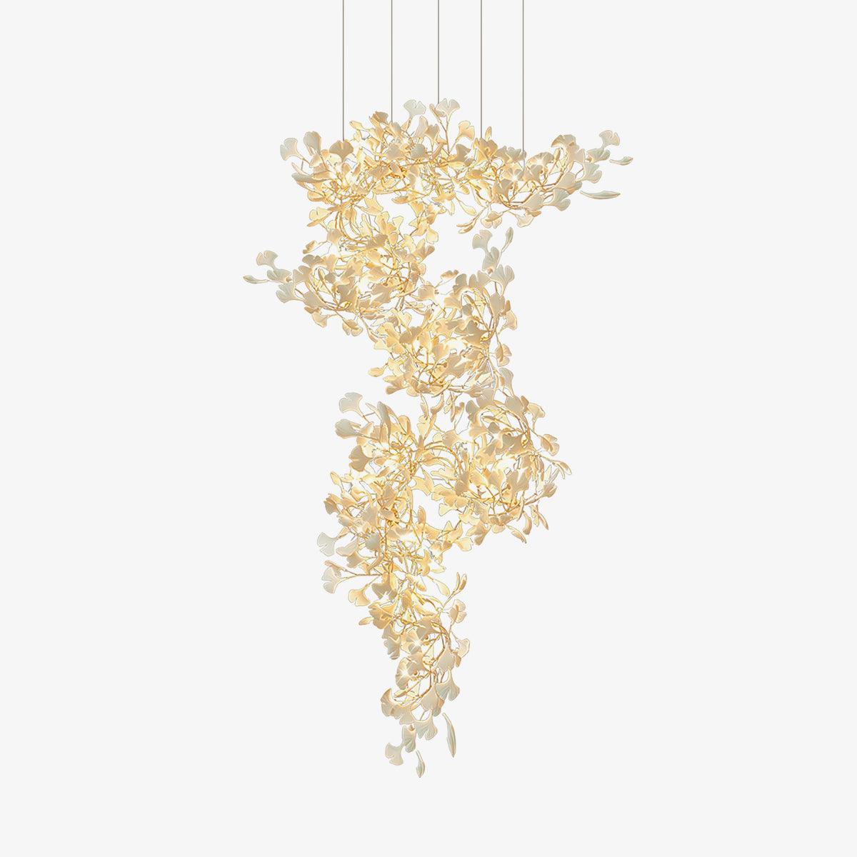 Gingko Ceramic Chandelier F - Nuvé