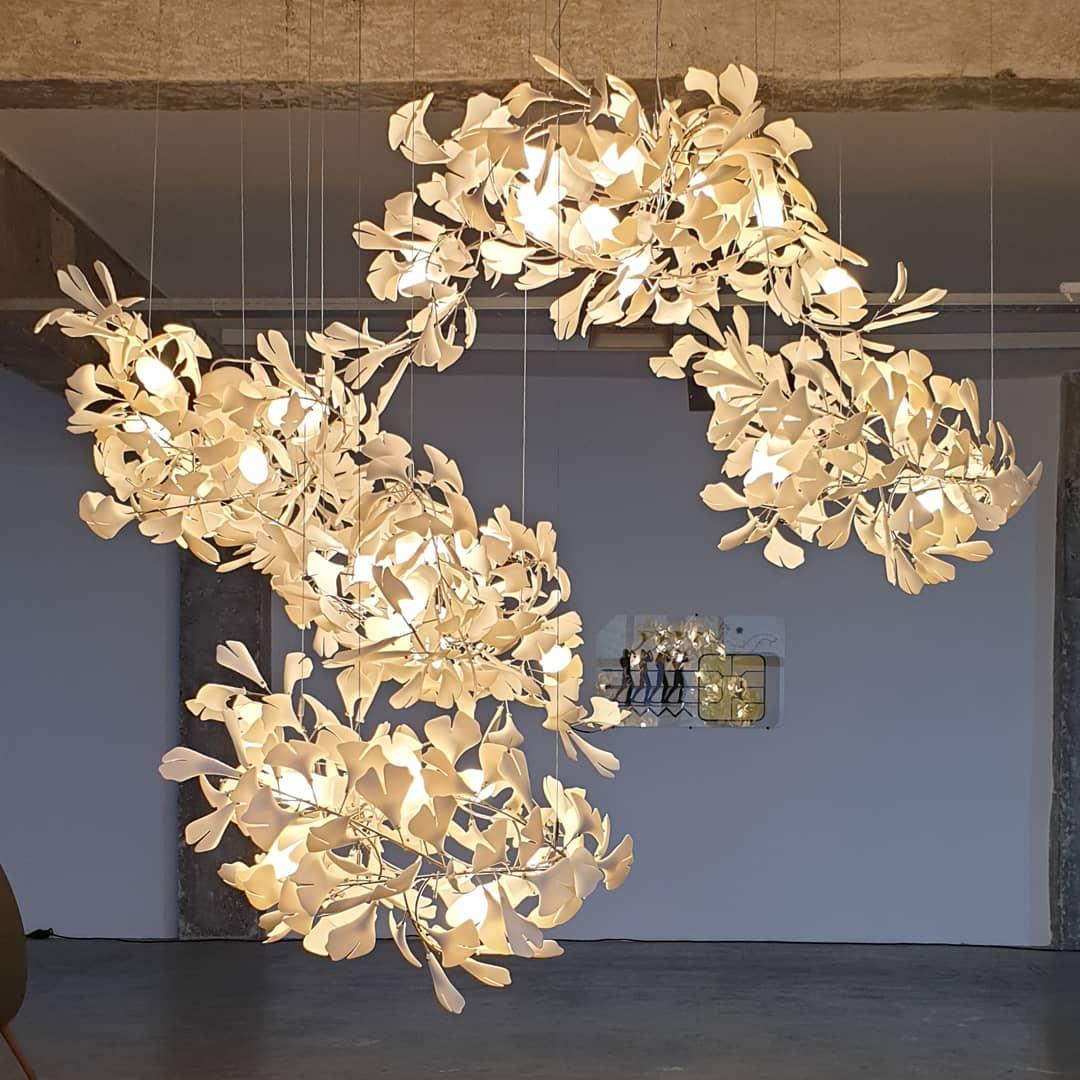 Gingko Ceramic Chandelier F - Nuvé