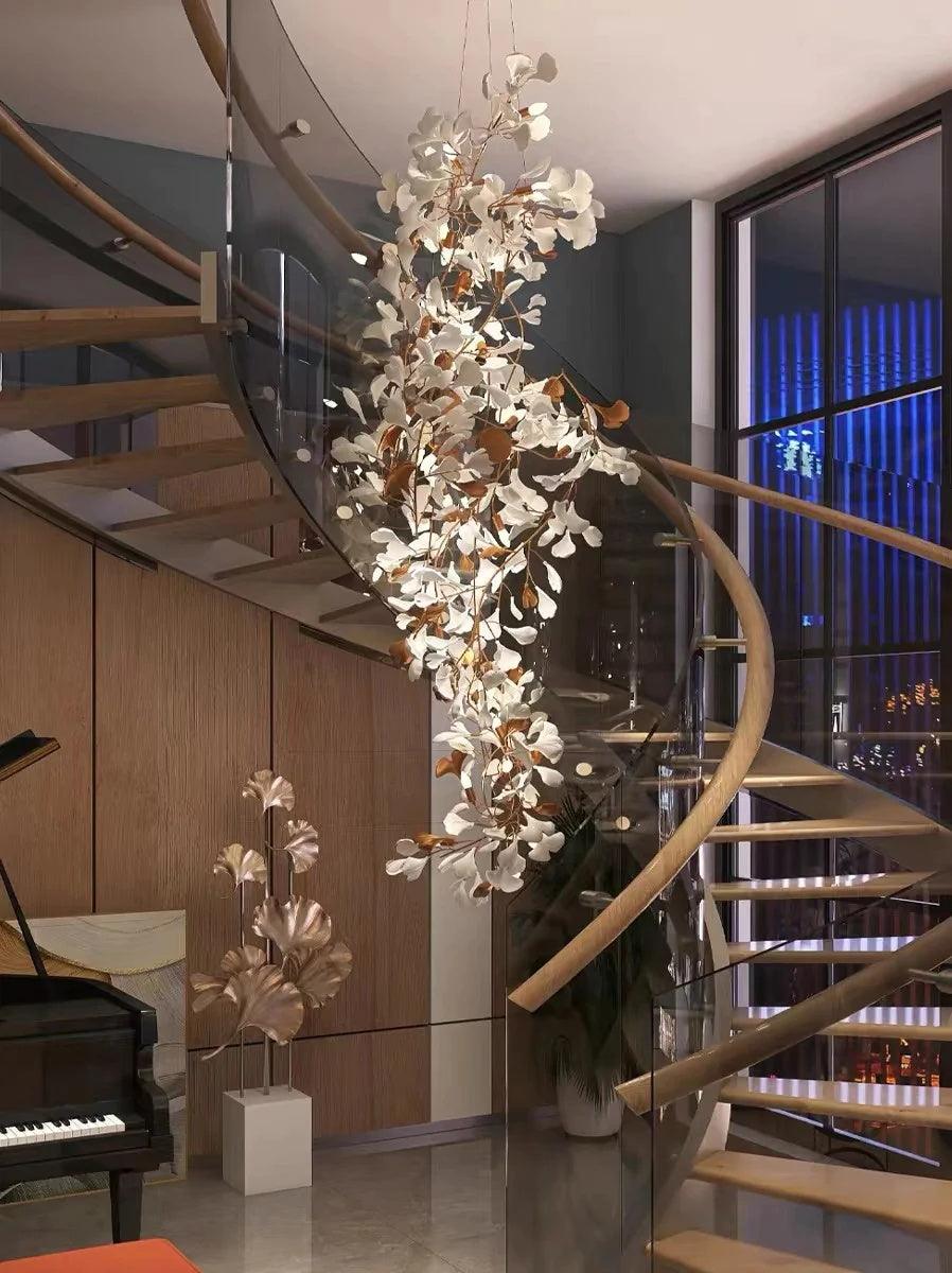 Gingko Ceramic Chandelier F - Nuvé