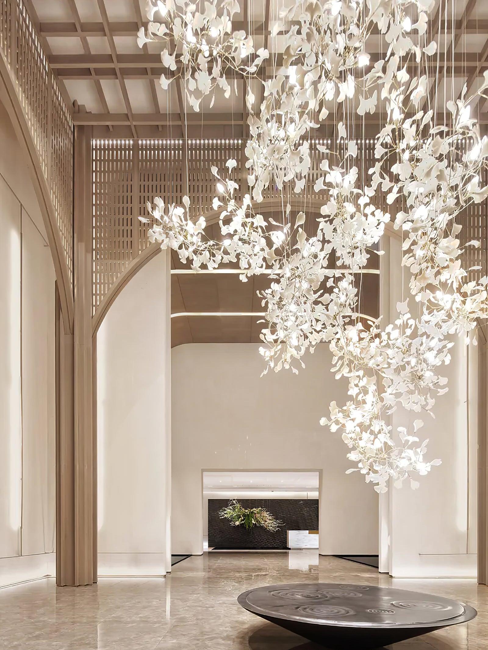 Gingko Ceramic Chandelier F - Nuvé