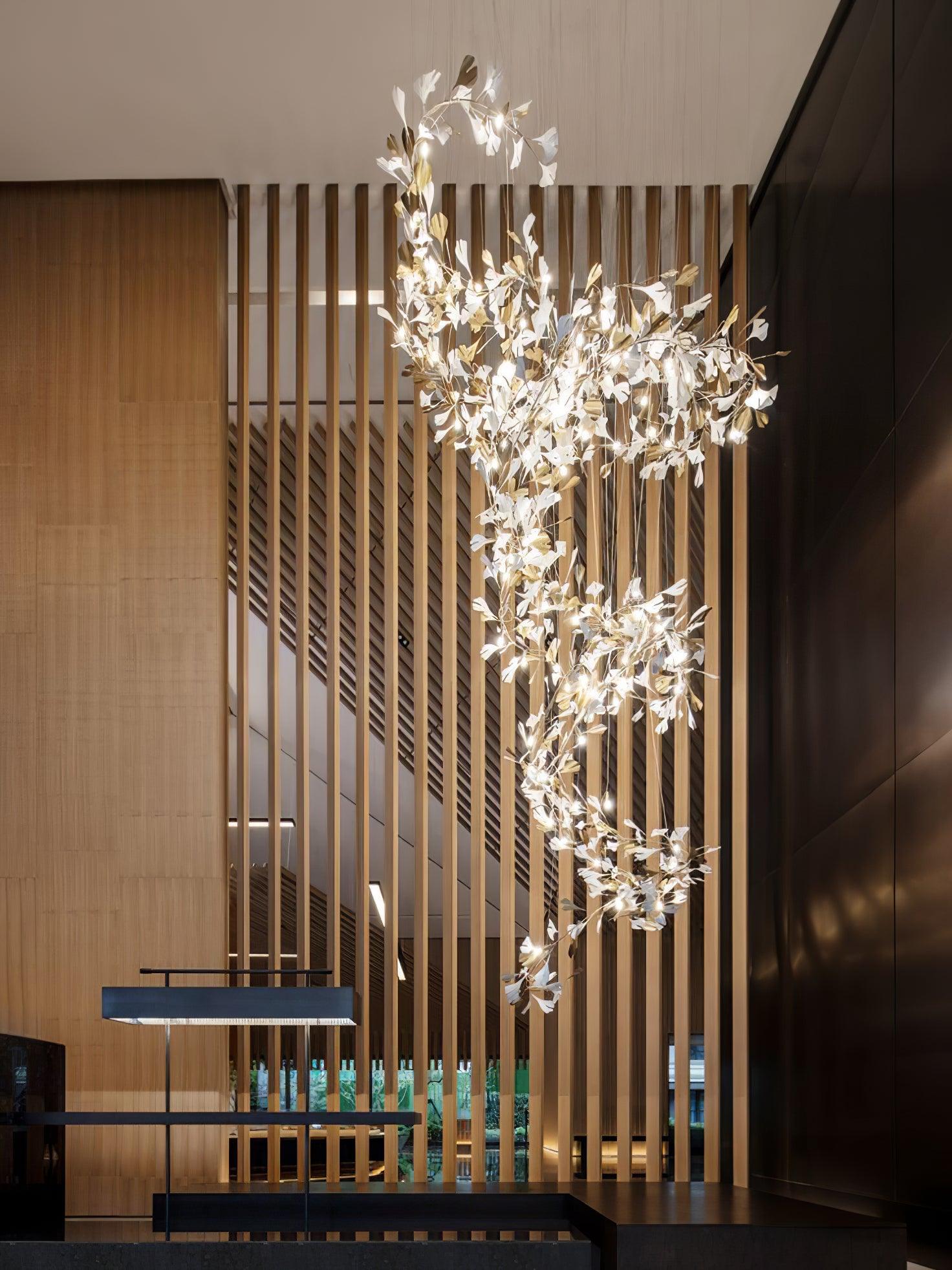 Gingko Ceramic Chandelier F - Nuvé