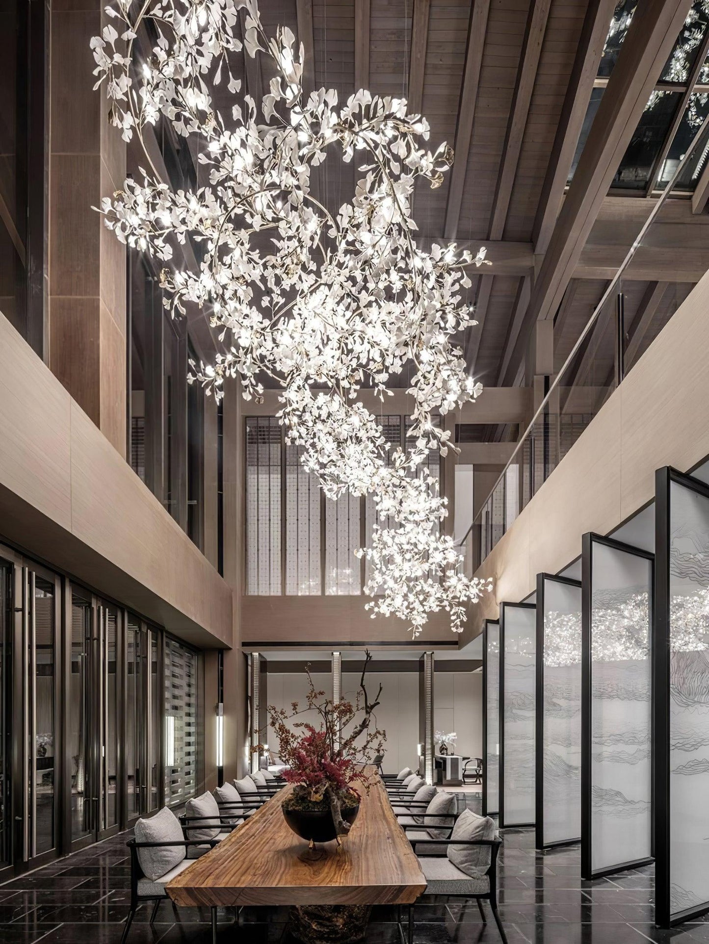 Gingko Ceramic Chandelier F - Nuvé