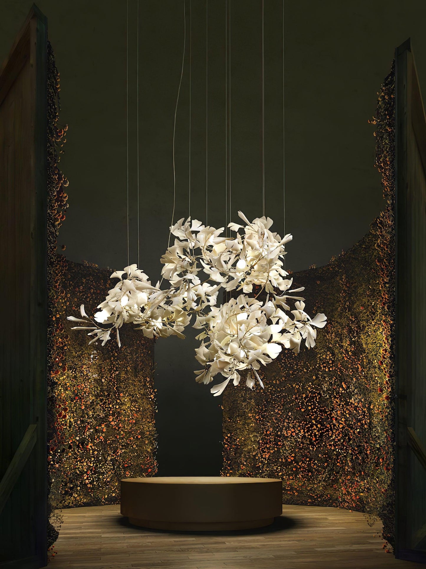 Gingko Ceramic Chandelier F - Nuvé