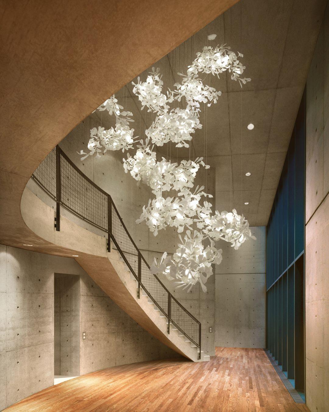 Gingko Ceramic Chandelier F - Nuvé