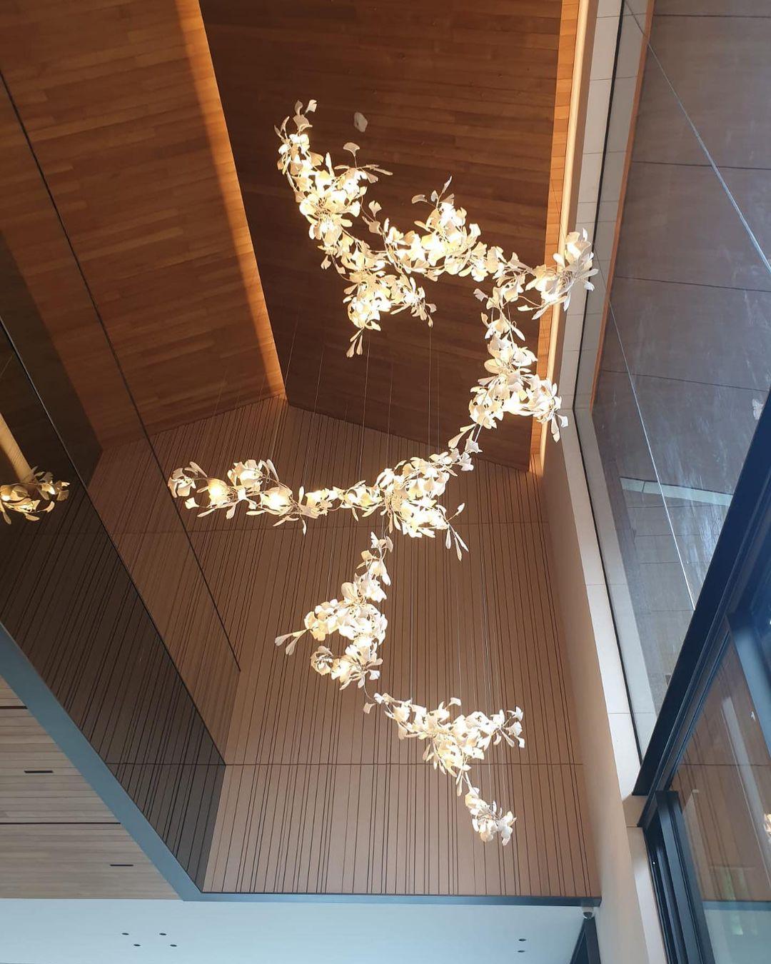Gingko Ceramic Chandelier F - Nuvé