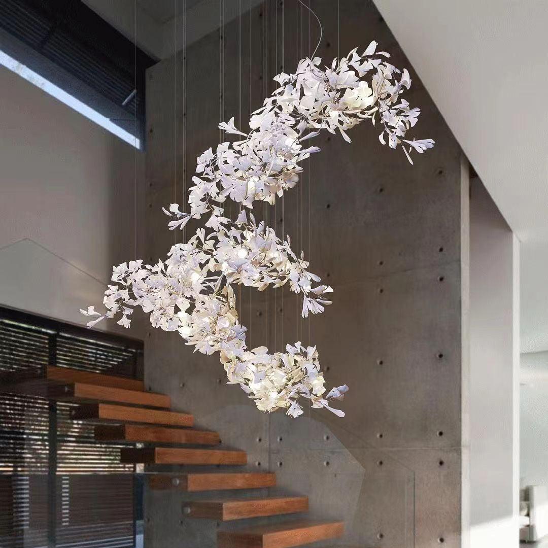 Gingko Ceramic Chandelier F - Nuvé